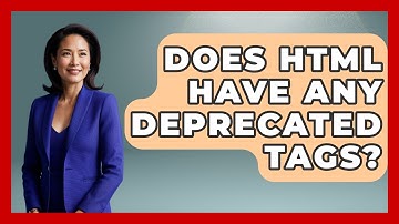 Does HTML Have Any Deprecated Tags? | Simple HTML Studio News