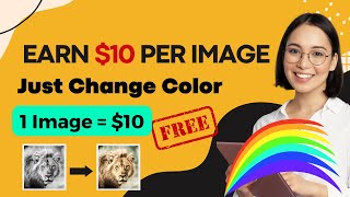 Make $10 per image You Color! How to earn money online?