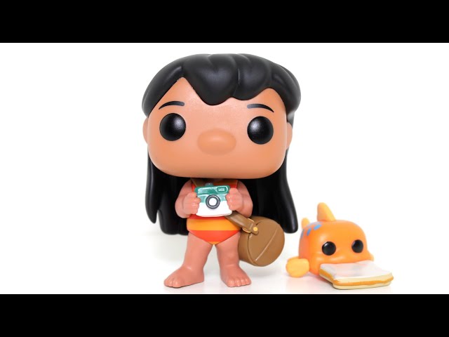 Funko POP Disney Lilo And Stitch - Lilo With Pudge orange