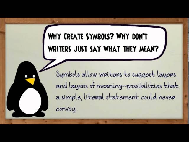what does the literary device symbolism mean