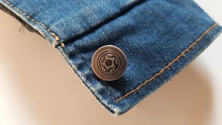 saving a denim button /спасение джинсовой пуговицы