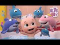 Five Little Sharks, Baby Shark and More! | Kids Songs and Nursery Rhymes | Hello Tiny