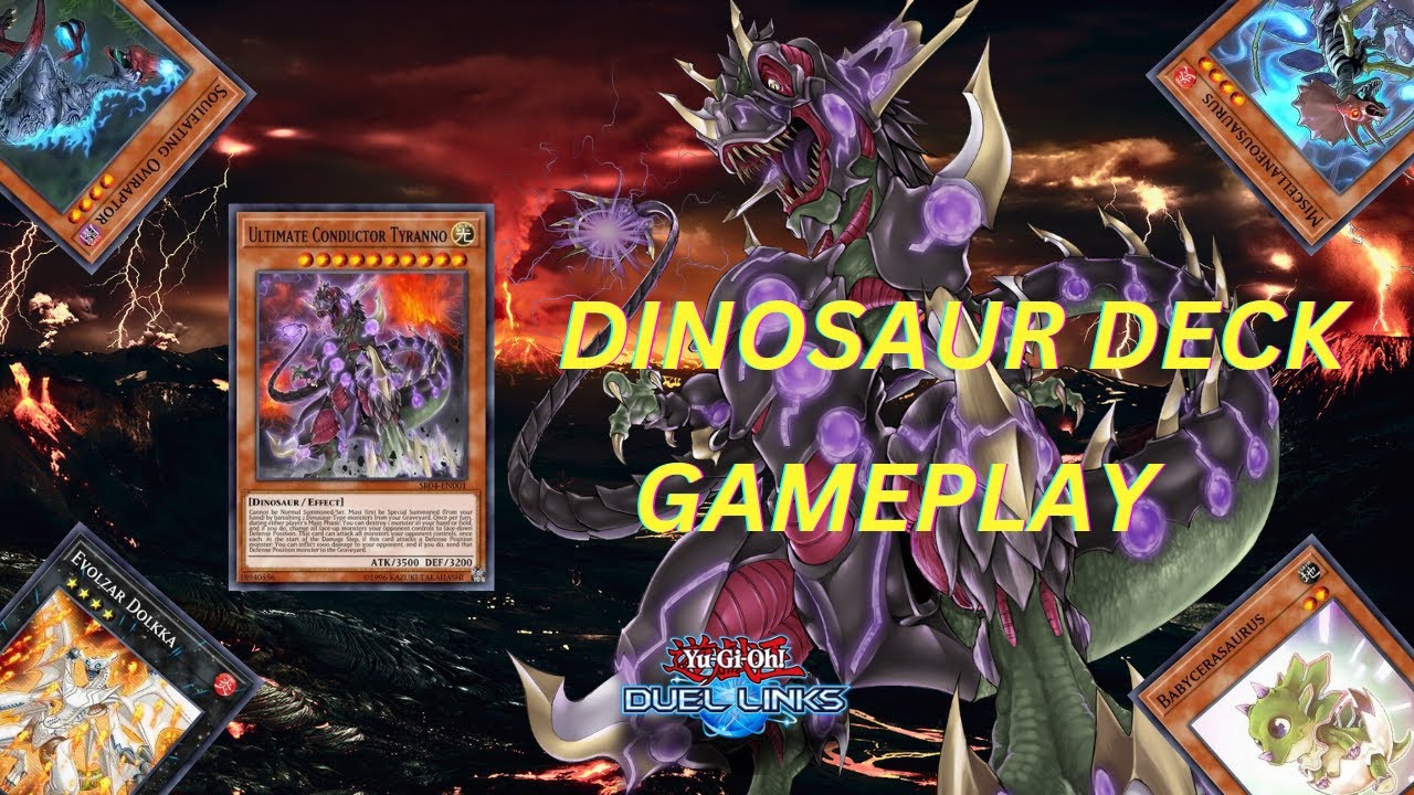 New Dinosaur Build BREAKS the Meta!![Yu-Gi-Oh! Duel Links]