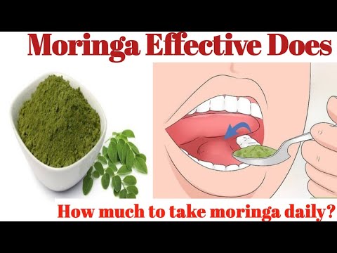 How to take moringa powder||Effective dose of moringa powder