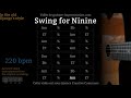 Swing for ninine 220 bpm  gypsy jazz backing track  jazz manouche