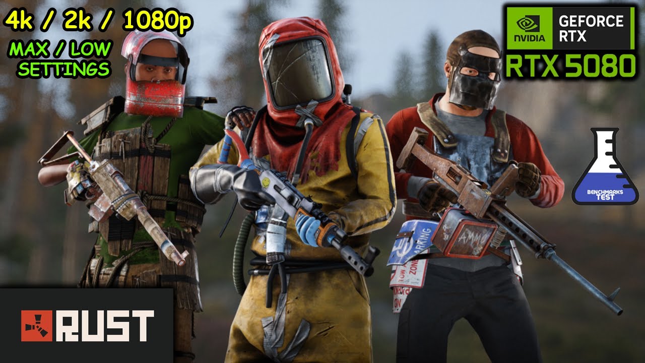 Rust RTX 5080 Benchmark | 4K 1440p 1080p Max & Low Settings Performance ...