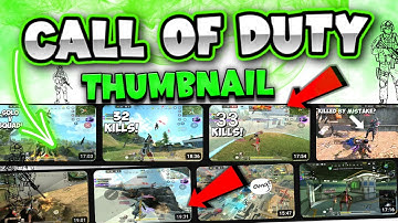 How to make call of duty mobile thumbnail ? || Call of duty mobile thumbnail kaise banaye ?