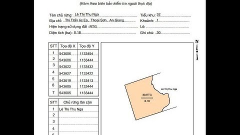 [DEMO TOOLS MapInfo] Trích lục sơ đồ vị trí lô đất lâm nghiệp năm 2018