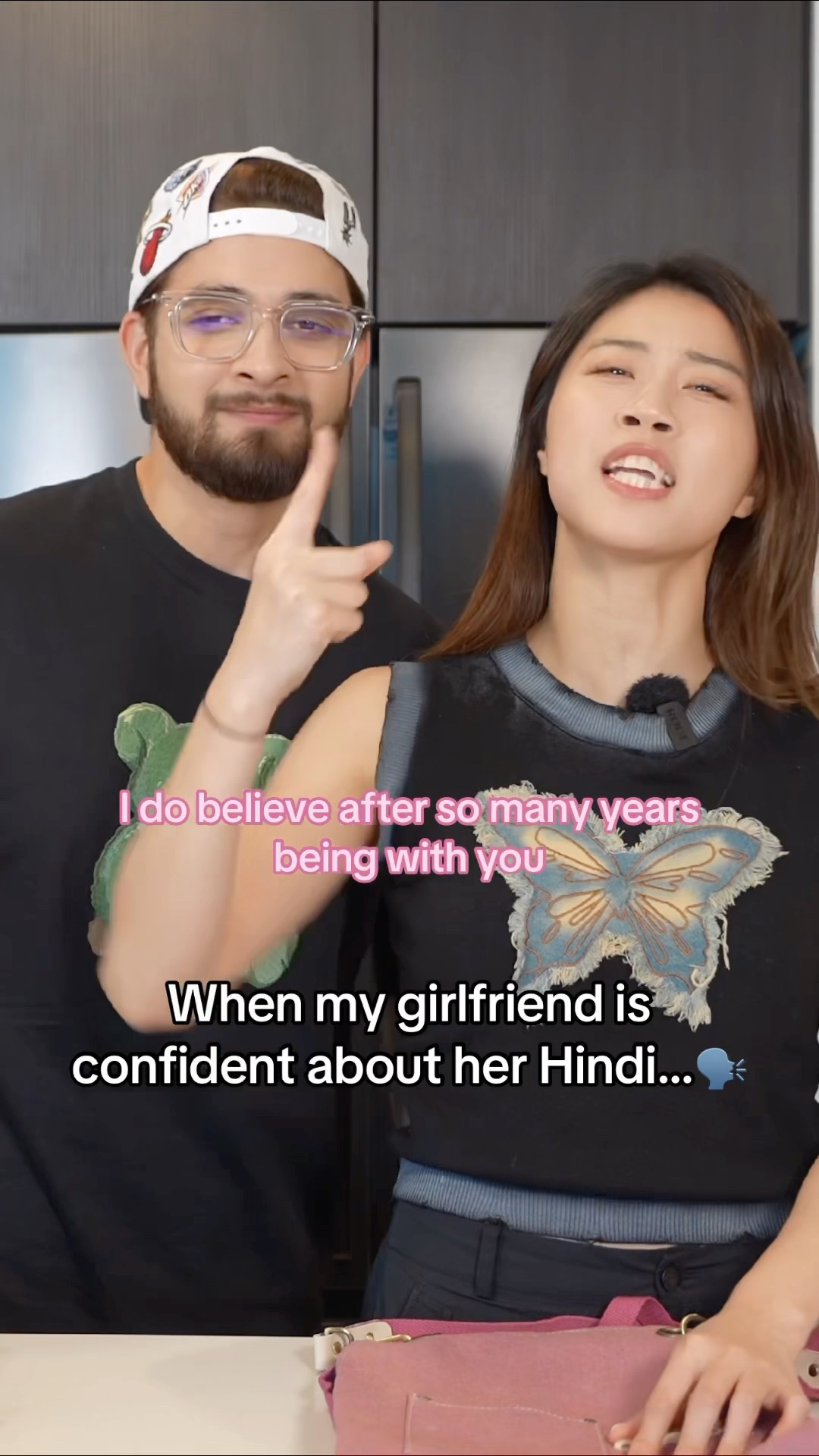 She said she know Hindi…? #shorts #couple #relationship
