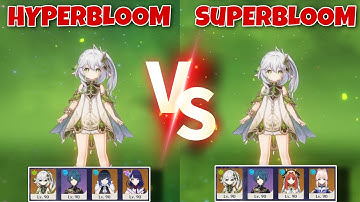 Nahida HYPERBLOOM Team vs. SUPERBLOOM Team | Which One Is The Best Nahida Team???