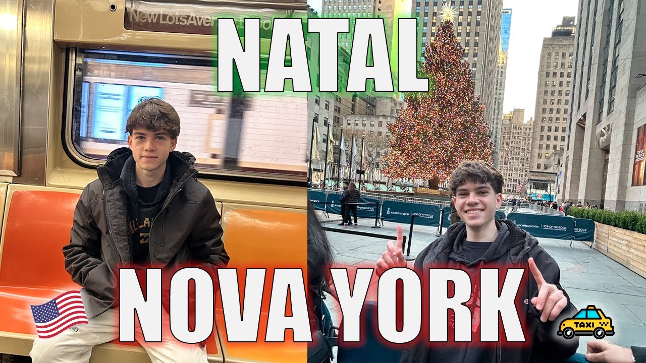 Clima de Natal em Nova York🎄| Viver NYC no Inverno❄️