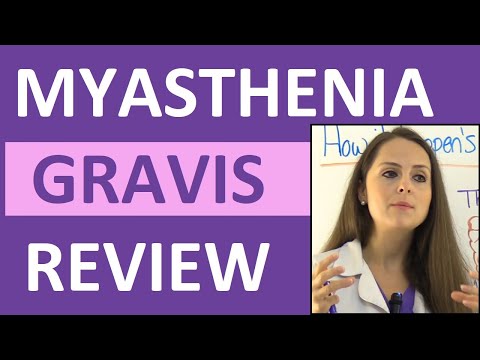 Myasthenia Gravis Nursing NCLEX Review Symptoms, Treatment, Pathophysiology Interventions