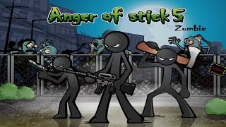 Anger Of Stick 5 Zombie Gameplay Video||Android Game#dewrigaming screenshot 4