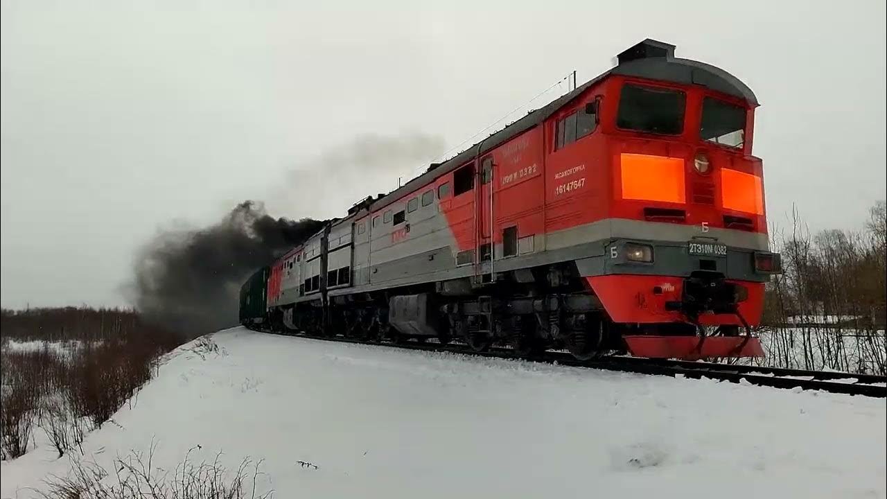 Микс поездов по станции Архангельск с 14 по 28 апреля 2024 года - YouTube