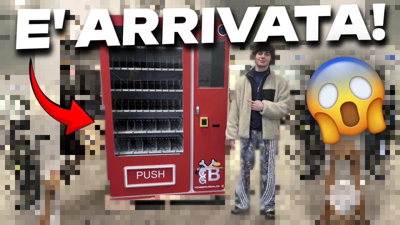 La Mia VENDING MACHINE è Arrivata!😁 - YouTube
