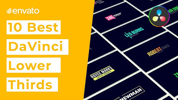 10 Best DaVinci Resolve Lower Thirds