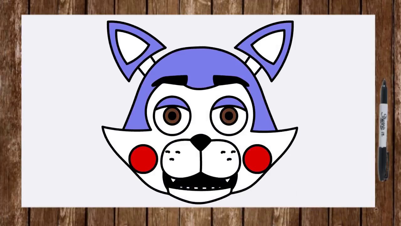 How to Draw Candy the Cat  Five Nights at Candys - C4K ACADEMY