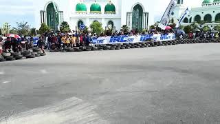 Kenalpot sampe patah  Kejurda Balap Motor Kapolres Cub 2 th 2018 sangatta Bukit Pelangi