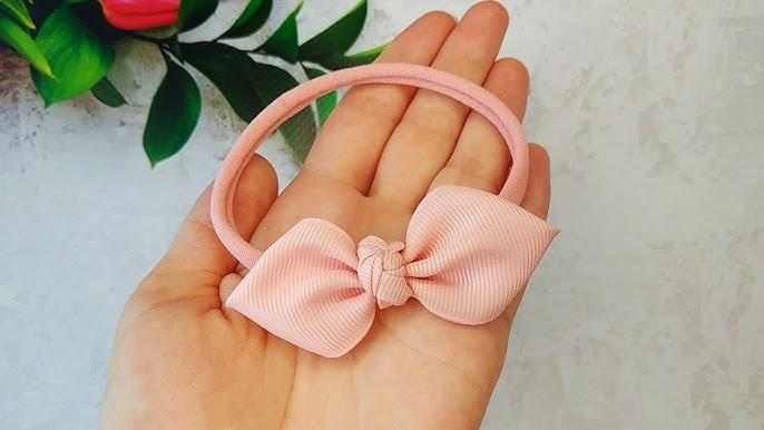 Cute Ribbon Bow - Hair Bow  DIY by Elysia Handmade 