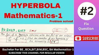 Hyperbola solve| Hyperbola numerical solved | Engineering math -1