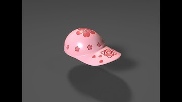 Making a 3D cute cap with autodesk Maya