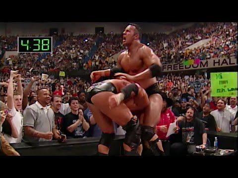 The Rock vs. Triple H - WWE Championship Iron Man Match: Judgment Day 2000