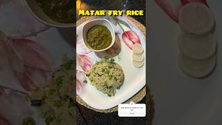 Matar fry rice recipe fryrice matarfry shorts viral recipe