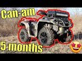 2021 Can-am outlander 1000r XT 5 months review #canam #offroad #1000r