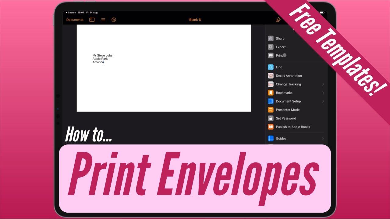 how-to-print-envelopes-on-the-ipad-free-templates-youtube