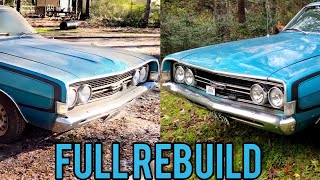 Timelapse - Full 1968 Ford Torino GT FULL RESTORATION