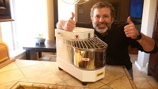 Vevor Spiral Dough Mixer Unboxing and First Batch of Rolls with It