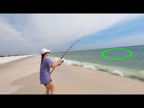 SURF FISHING FOR MY FAVORITE FISH! Navarre Beach, Florida