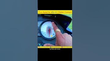 Tvs Apache 160 2V Meter Console  Full detail. 🔥🔥🔥#shorts #tvsbike #apache #apache1602v