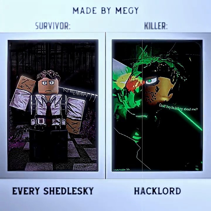 Everyone Shedlesky Vs Hacklord in Forsaken Edit #roblox #edit #robloxedit #forsaken #robloxshorts