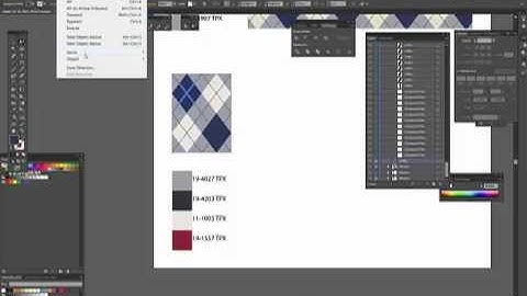 Adobe Illustrator CS6 - Make a simple argyle pattern
