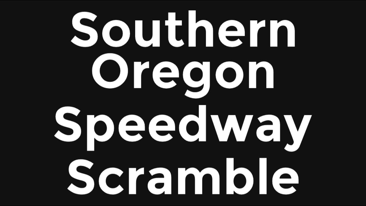 Sprint Car Scramble at the Southern Oregon Speedway!