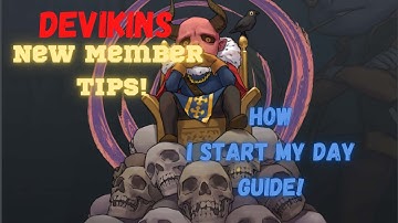 New Devikins Member TIPS. How I start my day in Devikins!