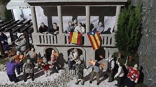"Curioso" Belén en Valga, Pontevedra (Galicia).