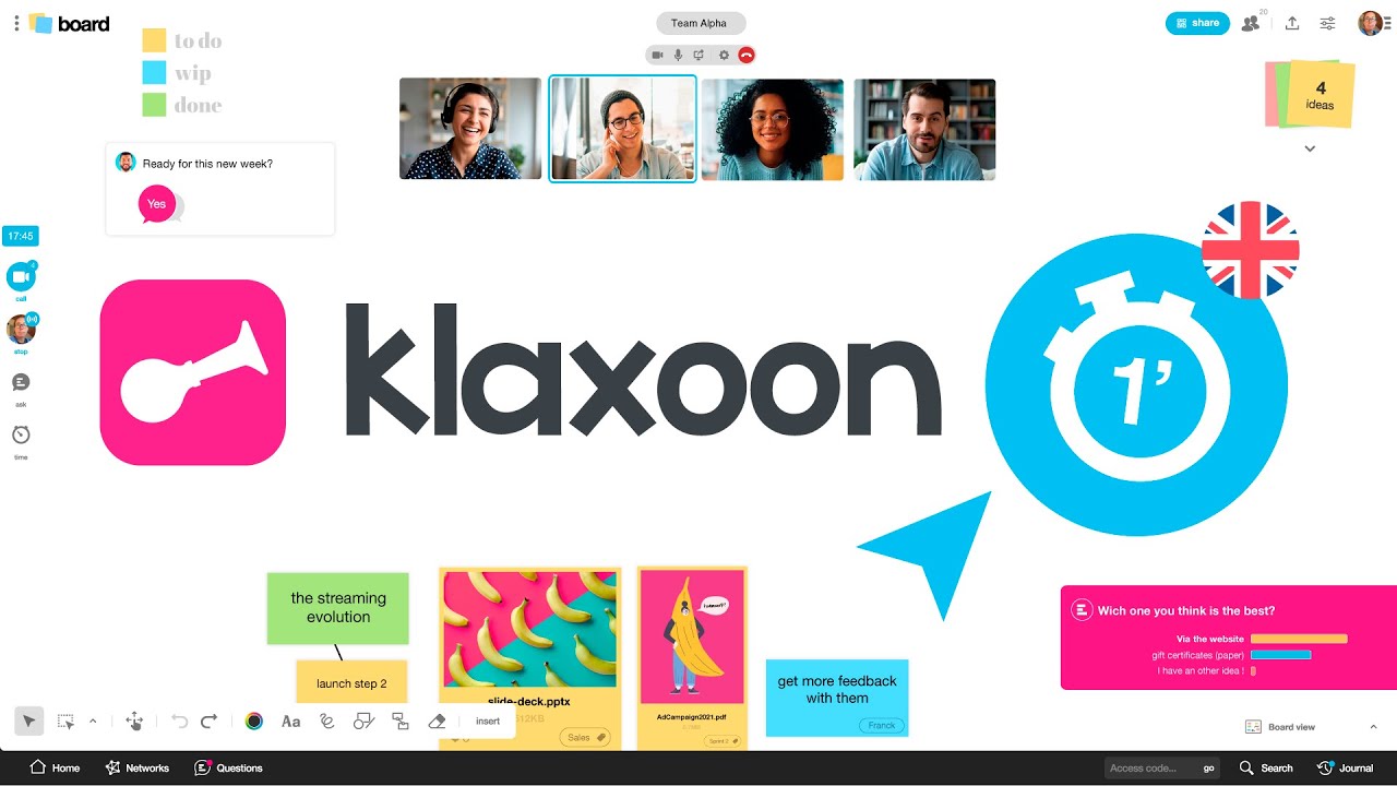 A visual and collaborative platform to work more efficiently | Klaxoon