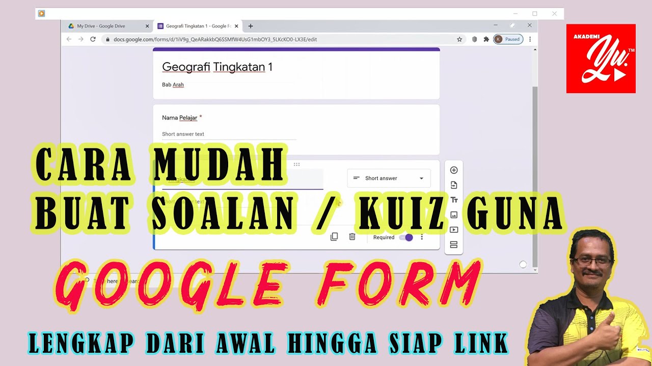 Cara Paling Mudah Buat Soalan Kuiz Di Google Form Otosection