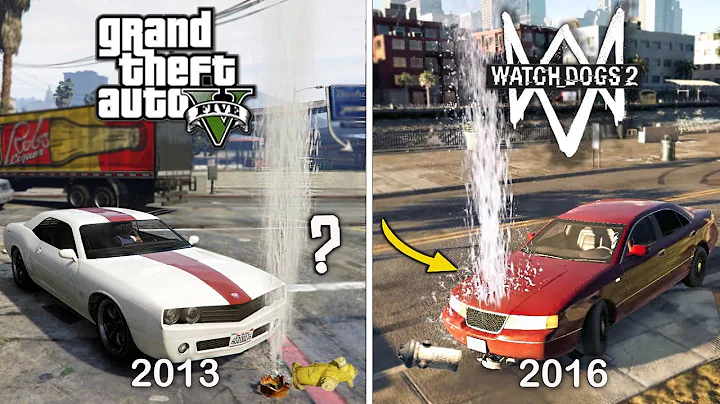 GTA 5 vs Watch Dogs 2 | Attention to Small Details, Which Game is Best in Realism Comparison Part-2