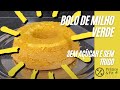 Bolo de Milho - SEM AÇÚCAR e SEM TRIGO • Prático&amp;Fit