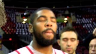 Cavs' Kyrie Irving says Pelicans Anthony Davis like a brother: Video