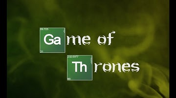Game Of Thrones/Breaking Bad intro