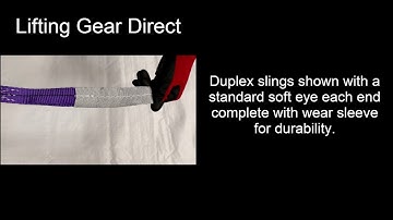 How to use Web Slings - Lifting Gear Direct