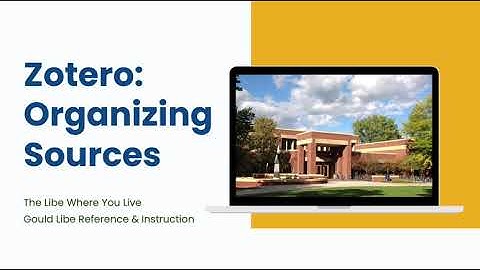 Zotero 3: Organizing your Sources
