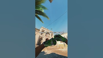 MID B SPLIT SMOKE ON DUST 2 #shorts #cs2