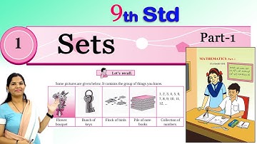 9th Maths 1 Algebra | Sets | Chapter 1 | Part 1 | Maharashtra Board #sets