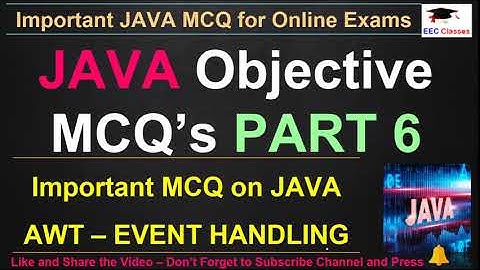 Java Objective MCQ