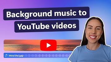 How to add background music to a YouTube video